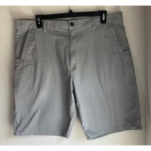 Dickies Men's Sz.42 Shorts Bermuda Cotton Blend Gray Stop rip fabric Stretch